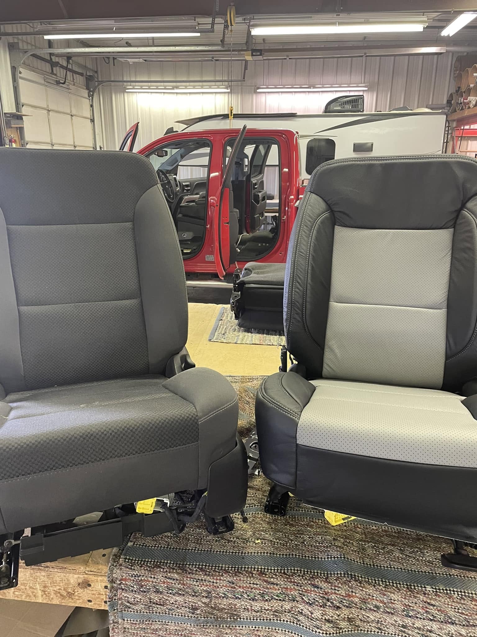 Truck exterior accessory installation